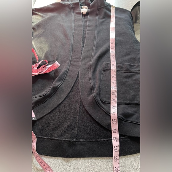 Gap Black Open Hoodie Cardigan Size Small - Picture 8 of 9